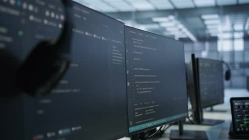 Equipo electrónico del centro de datos utilizado para monitorear el rendimiento