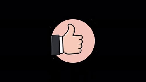 Animated Thumbs Up Loop Icon