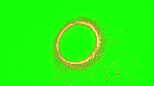 Sparks Show on Green Screen 4K 3