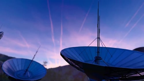 Radar Station with Radio Telescope for Ground Detection