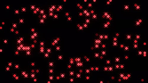 Red Festive Shimmering Light Sparkle Background Vj Loop In 4K