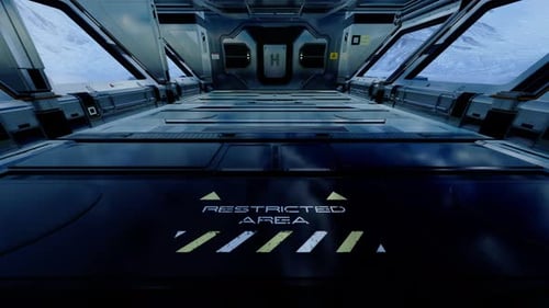 Modularer Sci-Fi-Sperrbereich 1