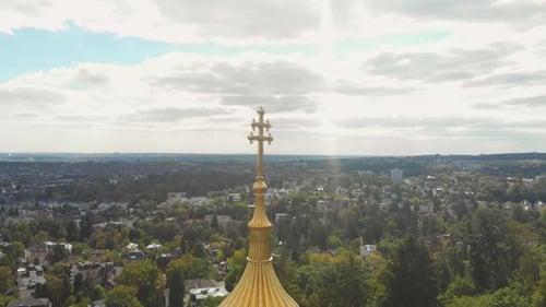 Russian Church, Russian temple, gold temple, gold mosque.