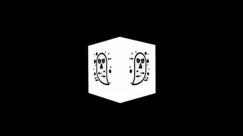 happy halloween icon motion
