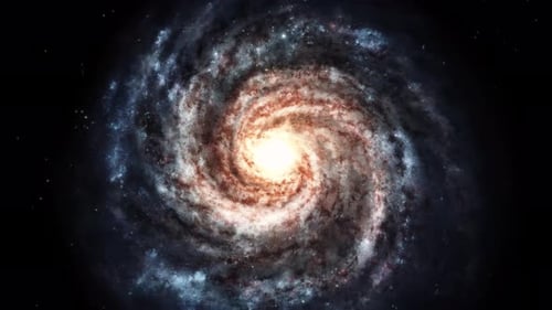 Spiral Galaxy in Deep Space