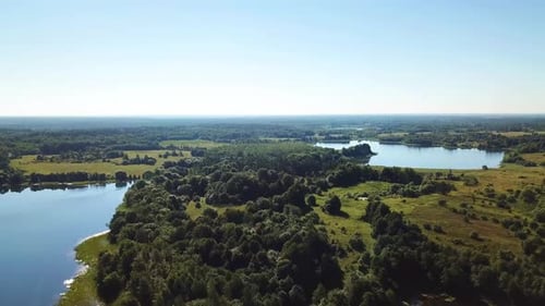 Beautiful Landscape Of Lakes In The Shumilinsky District 11