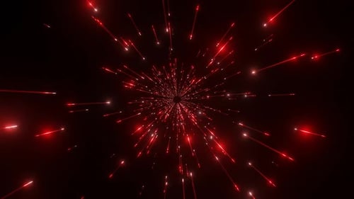 Red Moving Glitter Background Vj Loop In HD