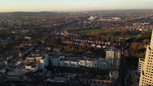 Aerial London Neighborhood