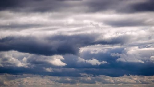 Dark Storm Clouds Moving Across the Sky