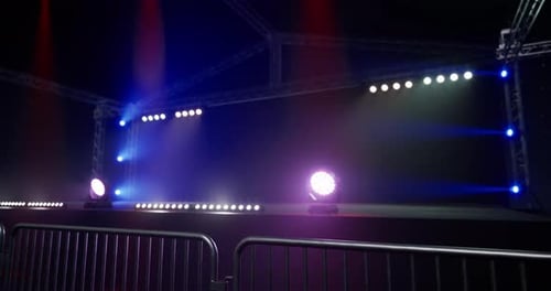 Dynamic Stage Spotlights for Event Intros Background
