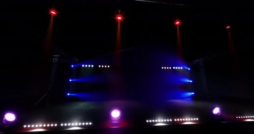 Dynamic Stage Lights Background for Events and Concerts