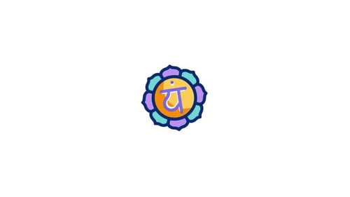 Animiertes Chakra-Symbol