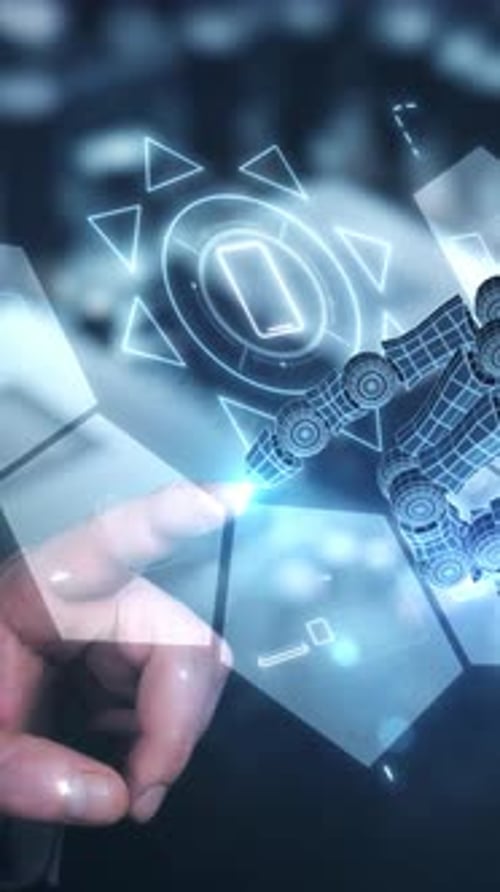 Interaktionspunkt zwischen künstlicher Intelligenz und Menschen