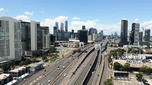 Melbourne Highway-Drohne