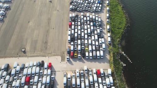parking aerial view
