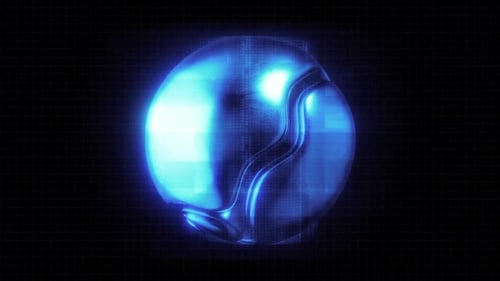 Holographisches abstraktes Kugelobjekt