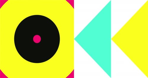 Modern Loop Animated Geometric Pattern or Background