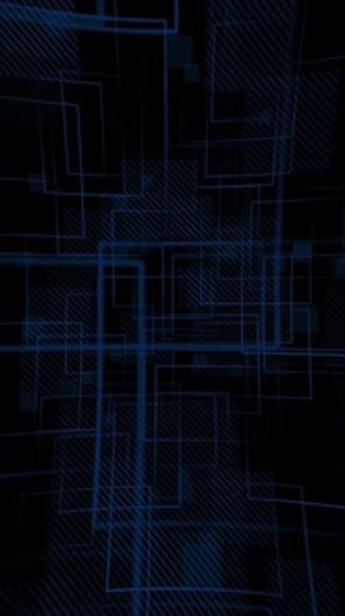 Abstract Digital Grid Lines Vertical Motion Background Loop