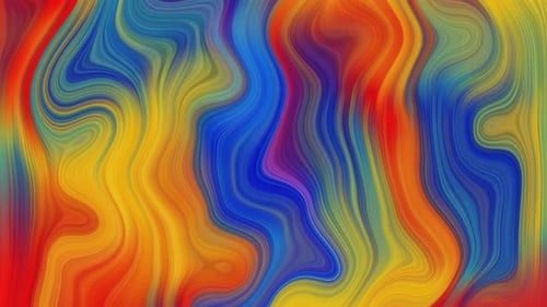 Vibrant Fluid Abstract Color Swirls Motion Background Loop