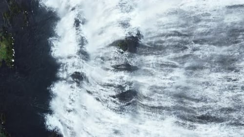 Nature Iceland Waterfall Magical Huge Cascade River Landscape