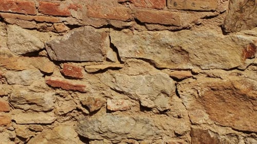 Barcelona Old City Texture Wall Close Up View of a Textured Stone Wall That is Perfect for Various