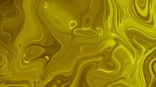 Fondo animado líquido abstracto de color dorado, 195