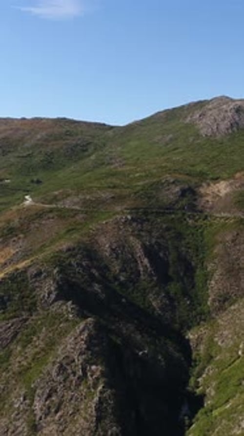 Beautiful Green Mountains Vertical Video