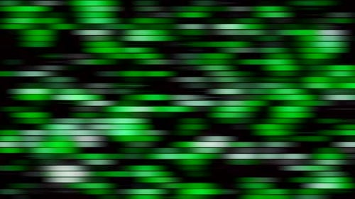 Futuristic Green Digital Data Stream Loop Background