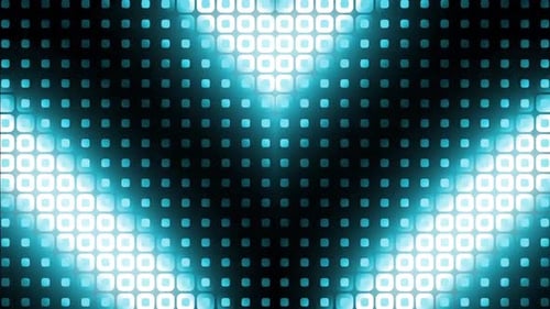 Patrón dinámico de rejilla azul brillante para pantallas digitales modernas