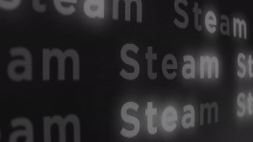 Steam Grid Screen Motion Background