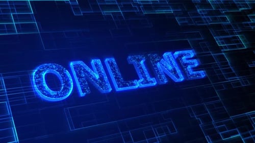 Online text animation 4k. Vd 717