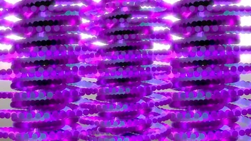 Animation Of Spinning Magical Beautiful Particles. Luxurious Abstract Background 02. 4 K