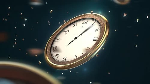 Modern 3D Clock Animation – Time Management & Productivity