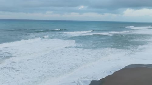 Sad Atmosphere At The Sea Before The Storm