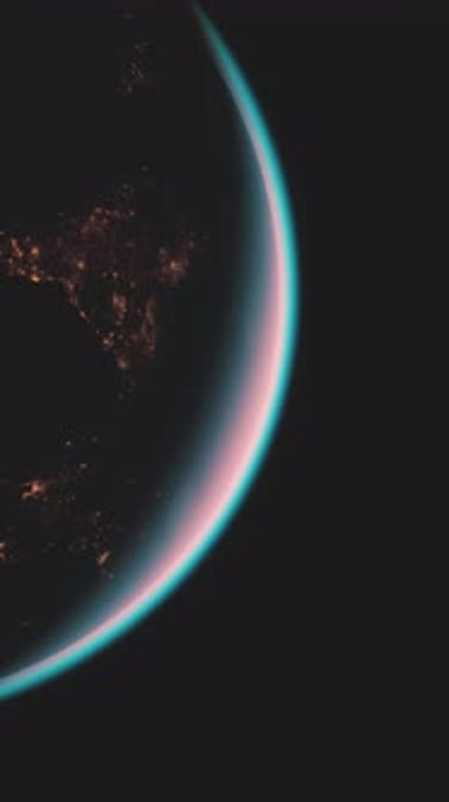 Magnificent Vision of the Sundrenched Earth Vertical