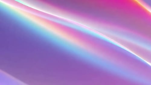 Fond de vagues incurvées 3D abstraites vibrantes en rose violet a