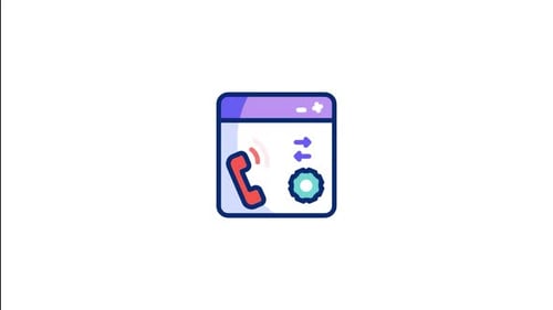 Call Management Animated Icon