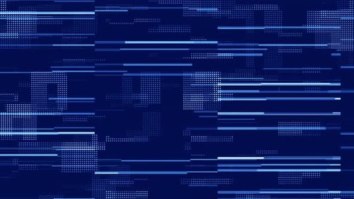 Seamless Futuristic Blue Digital Data Stream Background