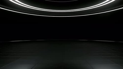 Futuristic Digital Tunnel Logo Reveal Intro Animation