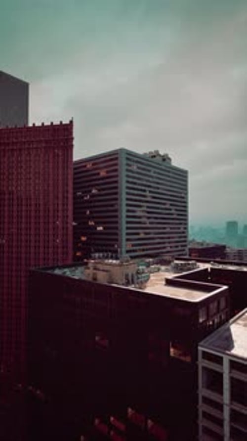 Impressive Cityscape With Tall Buildings