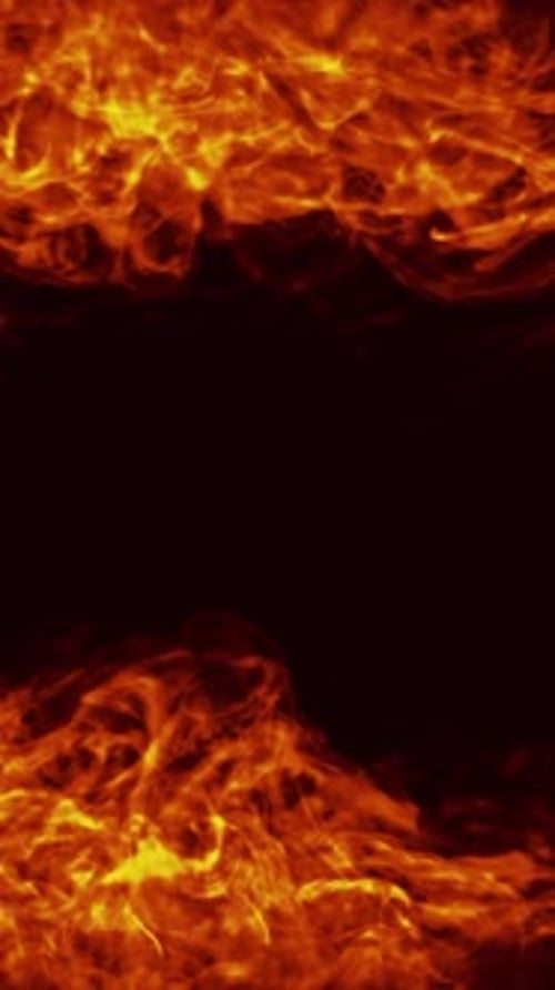 Vertikaler Feuerflammenbrennrahmen Heat Wave Orange