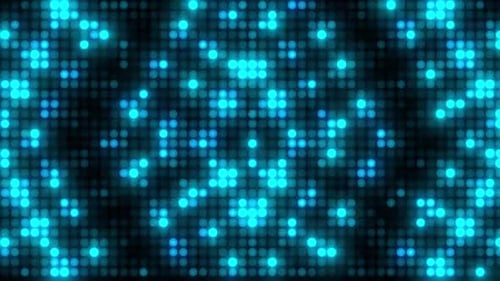 Digital Blue Light Grid Technology Background Animation