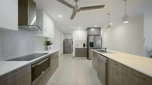 Modern Kitchen Interior Design With Neutral Tones