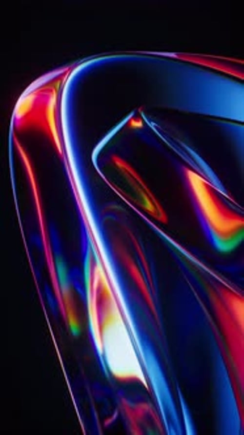 Abstrakter geometrischer Hintergrund aus Glas mit Farbverlauf