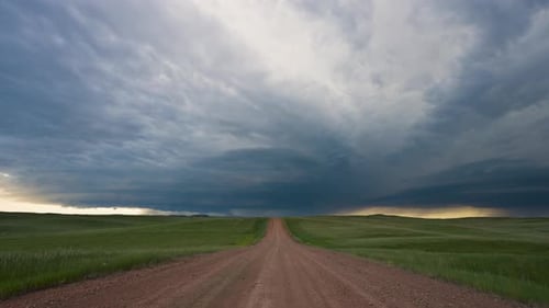 Threatening Dark Storm Clouds Turn Sky Moody Textures