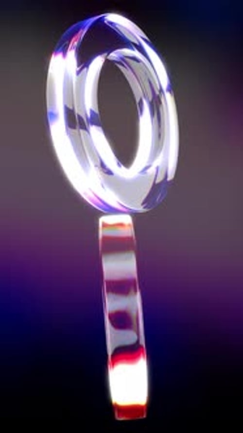 Fondo vertical de animación de cristal