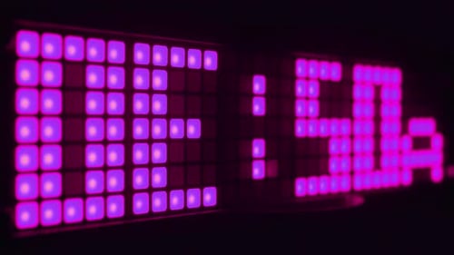 LED display shows