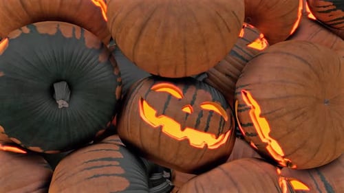 Halloween Kürbis Übergang