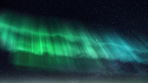 Northern Lights twirling with the solar wind