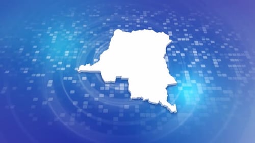 Intro die Karte der Demokratischen Republik Kongo